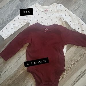 Long sleeve girl onesies